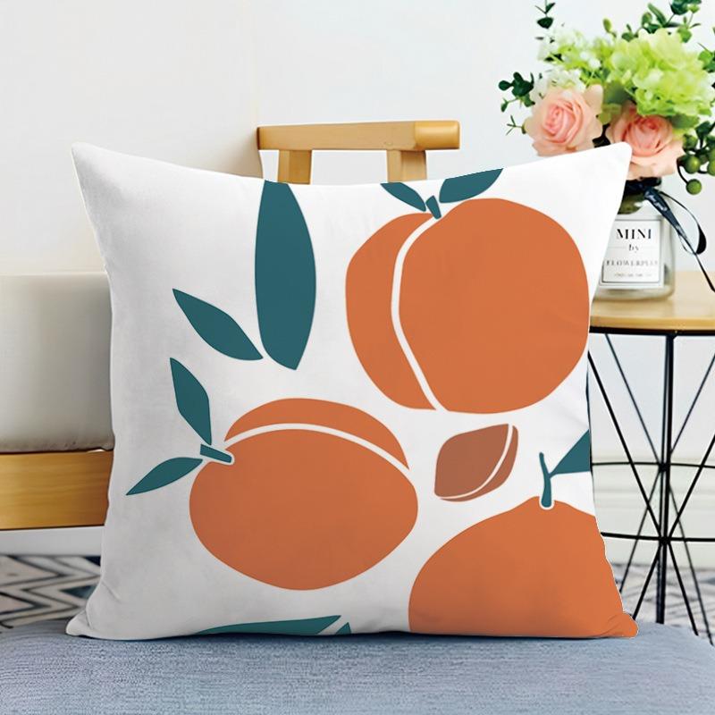 Morandi Simple Printed Decorative Pillowcase Bedroom Living Room Square Cushion Pillow Case