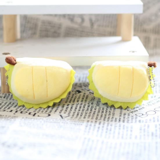 Плюшевая игрушка дуриан, мягкая игрушка в виде фрукта, плюшевая кукла, сумка, рюкзак, подвесное украшение, орнамент