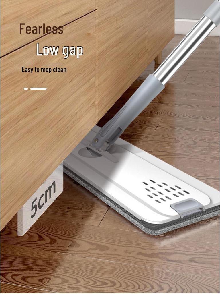 2024 Hands-Free Flat Mop: New Style, Easy-Clean Scratch Mop for Effortless Home Cleaning