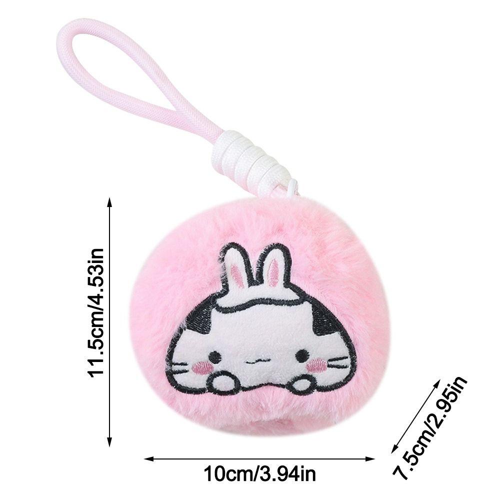 Плюшевая электрическая грелка для рук, подвеска в виде мультяшной сумки, мини-USB-шнурок, обогреватель для женщин и девочек