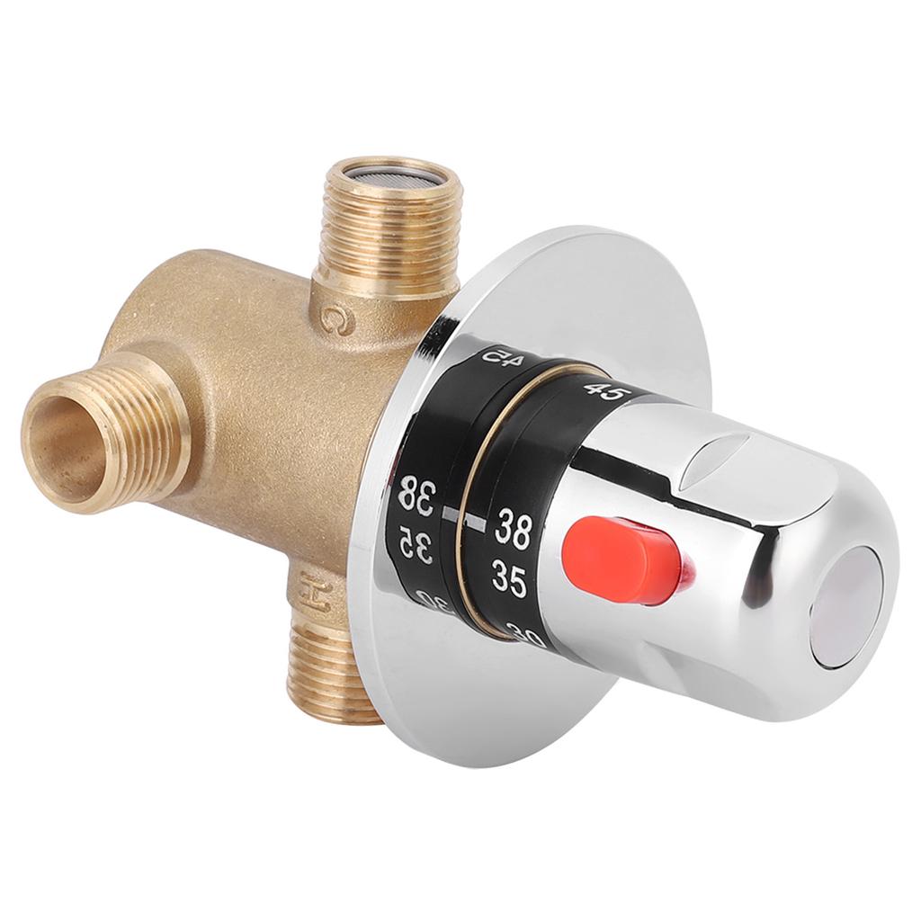 G1/2in 3-ходовой латунный термостатический смесительный клапан кран регулирующий клапан смесителя для ванной комнаты дома