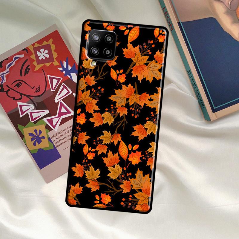 Осенние Листья Тыква Хэллоуин Для Samsung Galaxy A53 A33 A23 A13 A14 A34 A54 A51 A71 A52S A12 A22 A32 A42 A52 Чехол для Телефона