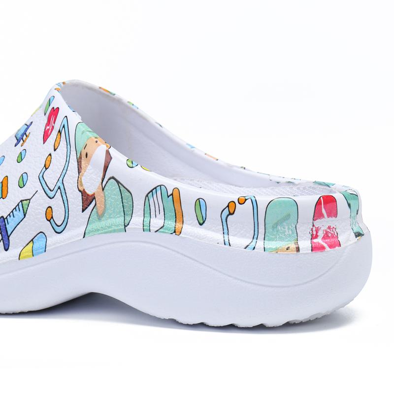 Больница Атрего, хирургические медицинские тапочки, женские нескользящие туфли для медсестер «Доктор Ева», сабо для кормления, обувь для спа-салона красоты, медицинская обувь для повара