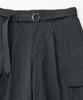 ANOTHER OFFICE Parachute Belted Pants (Charcoal Navy)