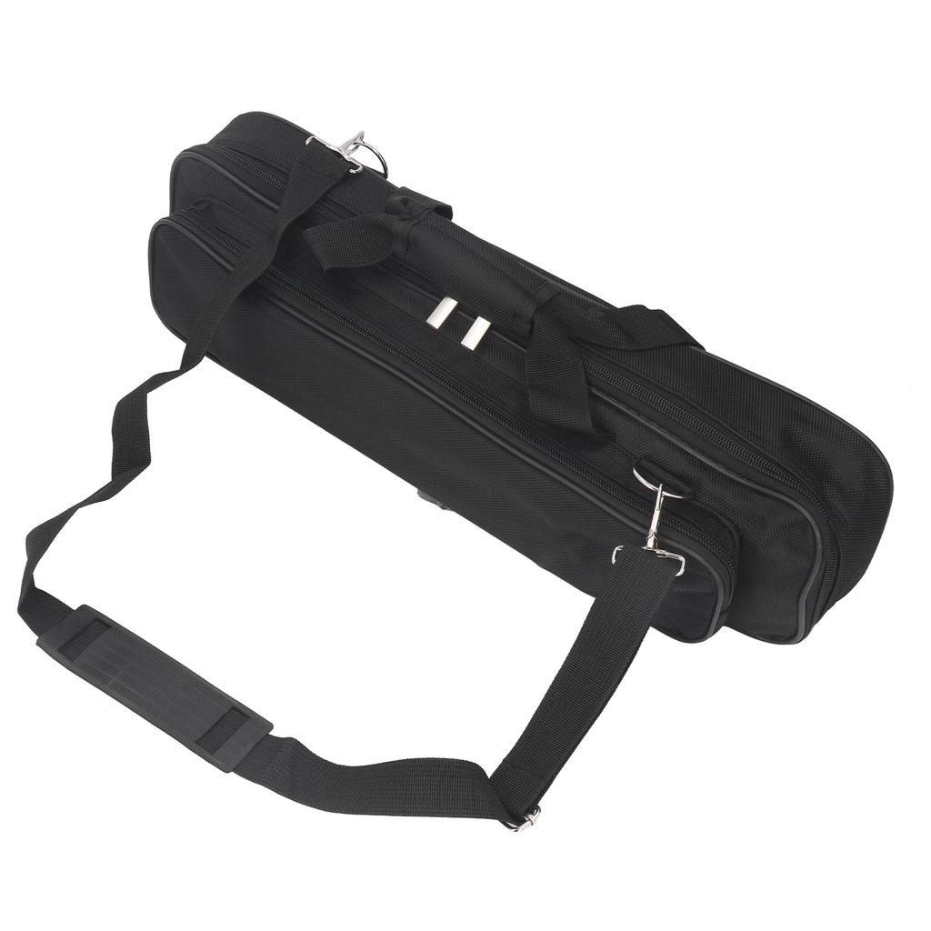 Flute Bag Handheld Portable Carry Storage Case Oxford Cloth with Thickened Sponge for 16 Hole 17
