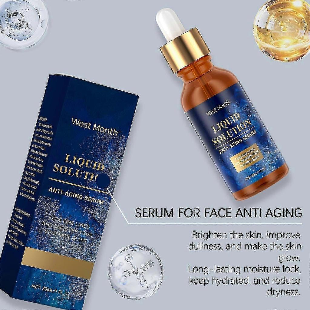 Firming and anti-wrinkle serumLiquid Wrinkle Reduction For The FaceDelicate skin essence, anti-wrinkle and anti-fine line essence