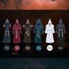 Halloween Hooded Priest Costume With Cross Necklace Waist Belt Unisex Men Women Solid Long Father Vicar Fancy Dress Medieval Priest Cosplay Costumes
