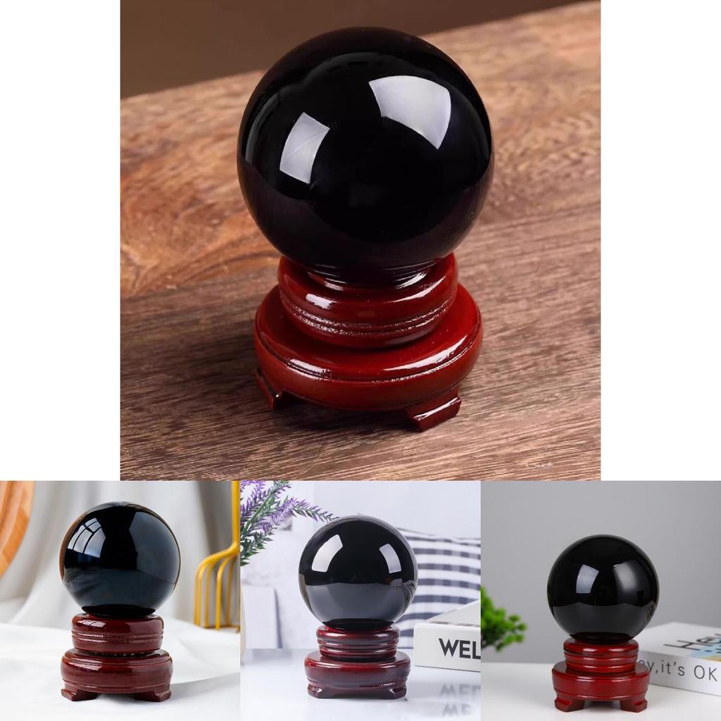 Clear Water Crystal Sphere With Stand For Gifts And Home Decor