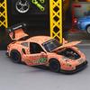 Porsche 911 GT3 RSR Match Version Моделирование Литые игрушечные машинки Звуки и свет Инерционный автомобиль 1:32 Сплавная Модель Суперкара