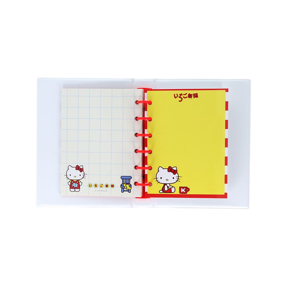 Sun-Star Stationery Итиго Симбун Персонажи Sanrio Блокнот-альбом для наклеек, Желтый, S8908613