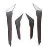 1 Pair Front Bumper Side Spoiler Aerodynamic Left Right Front Bumper Side Air Vent Trim Fin Decor