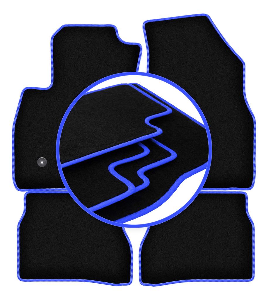 CARLUX-BLUE car mats for: Fiat Doblo II 0 (2009-2020)