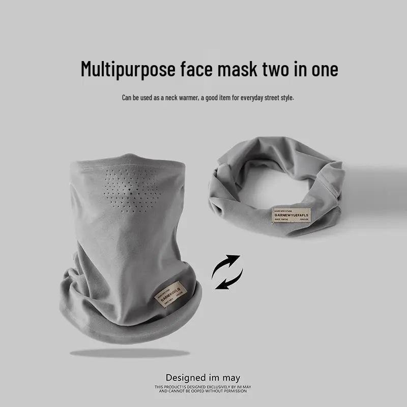 Autumn-Winter Men's Ear-Hanging Face Mask & Neck Warmer - Windproof
