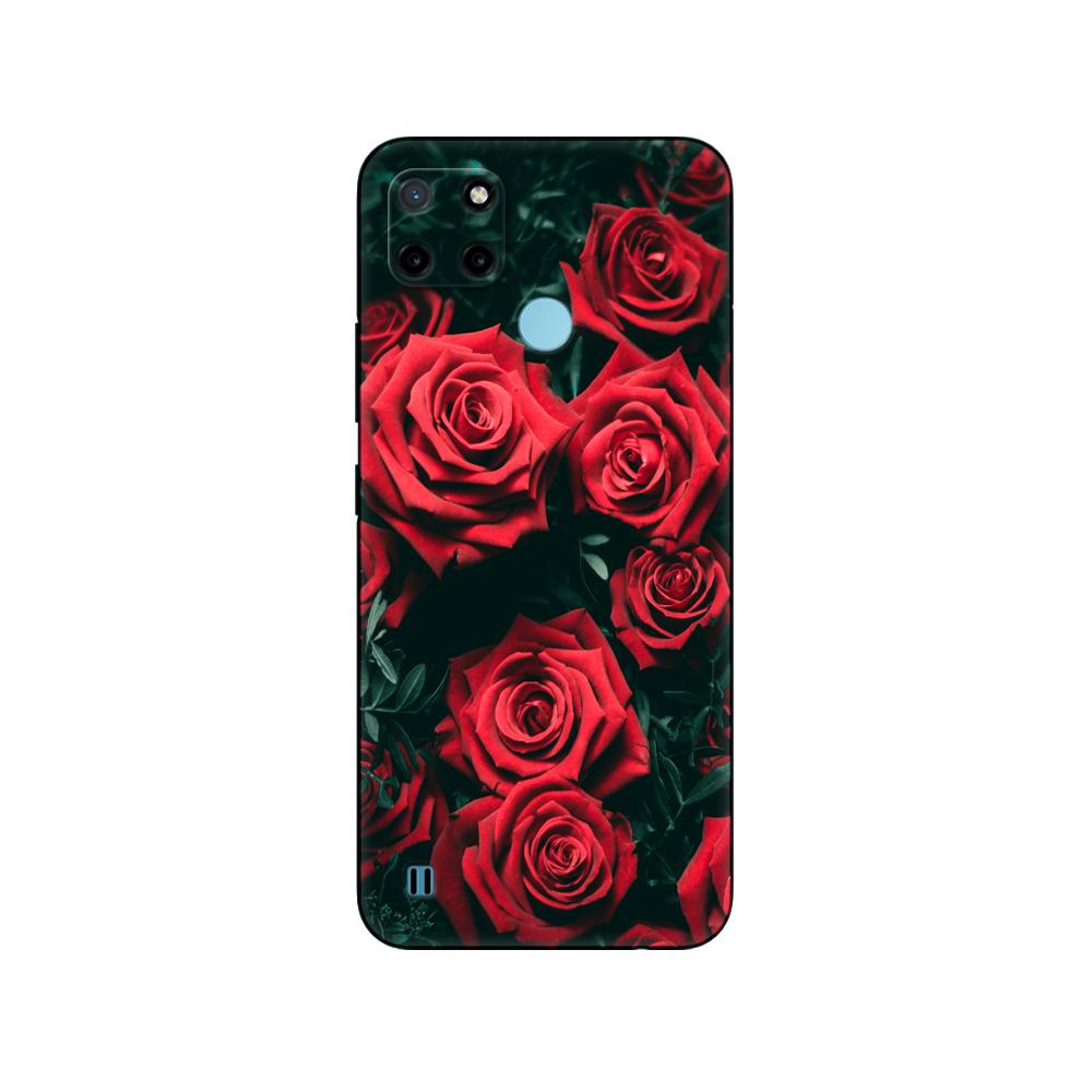 Силиконовый чехол для Realme C21Y C25Y, задняя крышка для телефона OPPO Realme C21Y C25Y, 4G, мягкий чехол RMX3261, черный чехол из ТПУ 6,5 дюйма