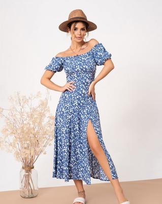 Ретро платье с разрезом ISSA Plus