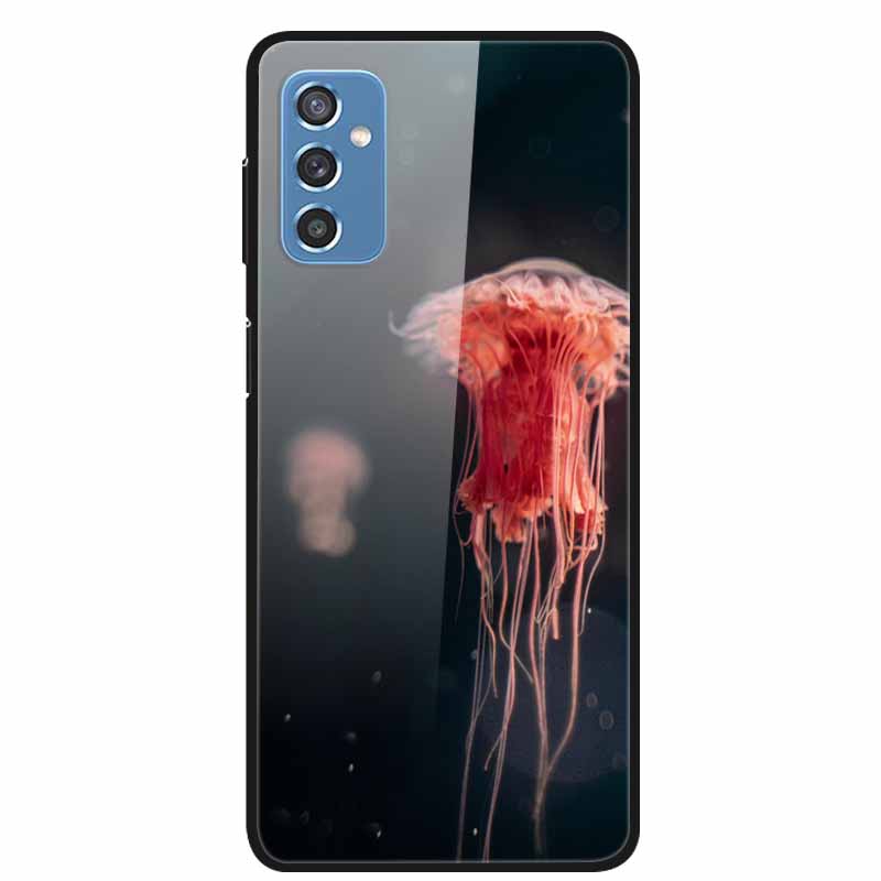 Для Samsung M52 5G Чехлы M23 5G M51 M02s Закаленное Стекло Жесткая Задняя Крышка Для Samsung Galaxy M23 5G Чехол для Телефона Fundas Capa M 52 5G