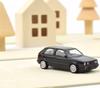 NOREV 1/43 scale diecast model car: Volkswagen Golf GTi G60 1990 (Black) [Parallel Import]