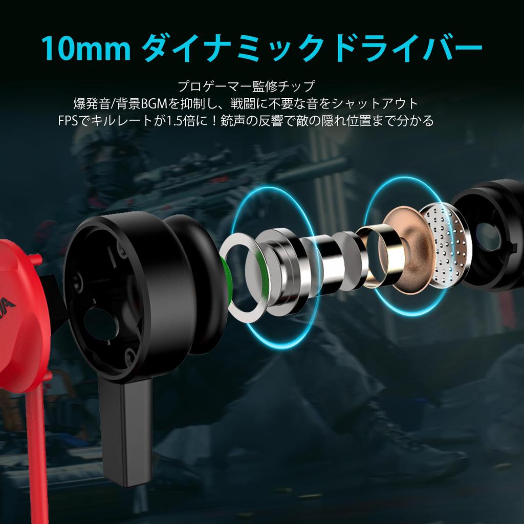 XIBERIA Gaming Earphones with Compatible with PS4 and 3D Surround Low HD Noise and Microphone for PUBG FPS PUBG and PS5 Mic, PS5, Sound, Latency,