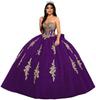 Золотая кружевная аппликация взрослое платье пышный strapless tube top тюлевое бальное платье блестящее платье принцессы платье