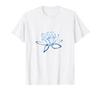 Blue Yoga Lotus T-shirt