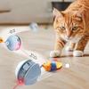 USB Rechargeable Infrared Automatic Rolling Ball Detachable Cord Automatic Teasing Cat Toys  Indoor