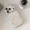 Милый Чехол для Телефона с Цветочным Принтом Собаки из Кожи Ягненка Для Apple Iphone