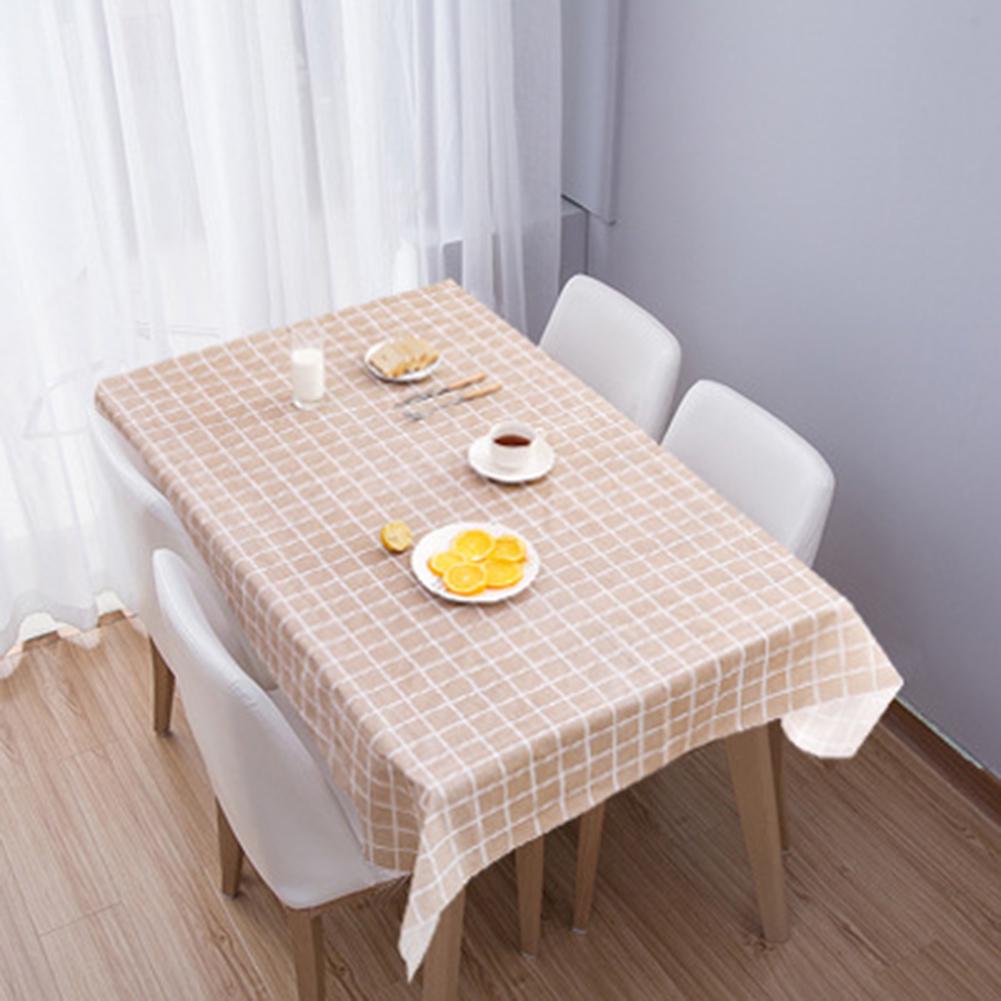 2S-Sweet Room клетчатый узор кухонный стол чехол водонепроницаемый термостойкий декор скатерти