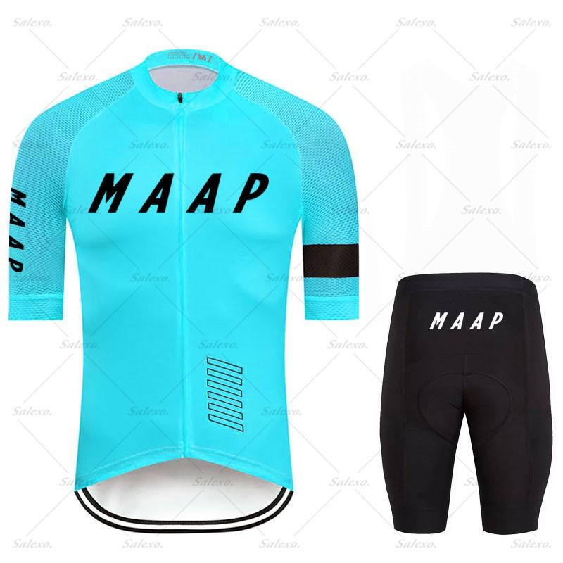 Mens Quick-Dry Cycling Jersey Shorts Set Breathable Short Sleeve Bike Apparel Road Mountain Riding
