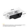 2PCS For BMW G30 G31 G38 E63 E64 F06 F12 F13 G32 F01 F02 F03 LED Car Interior Door Light Bulbs Decoration Lamp Auto Accessories