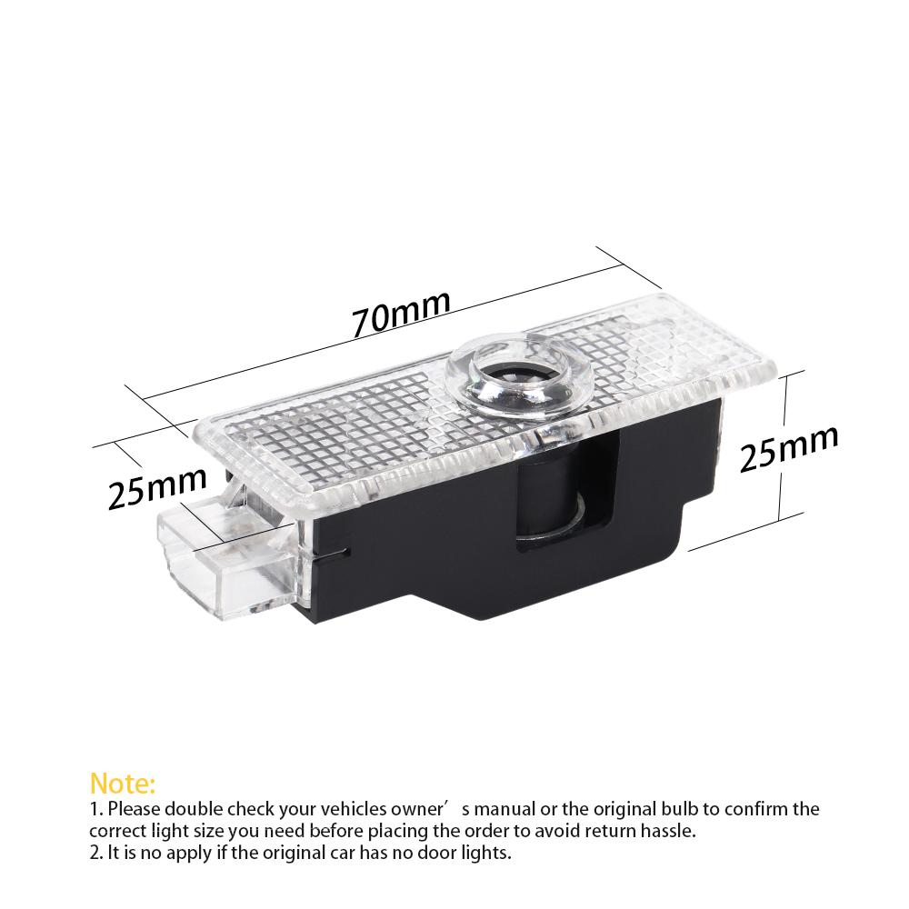 2PCS For BMW G30 G31 G38 E63 E64 F06 F12 F13 G32 F01 F02 F03 LED Car Interior Door Light Bulbs Decoration Lamp Auto Accessories