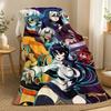 Игровое одеяло Skullgirls, 240 г, фланелевое, подходит для диванов, кроватей, офисов, изысканные подарочные одеяла