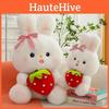 Bunny Strawberry Adorable Plush Toy Cute Ornaments And Pillow Gift For Girls