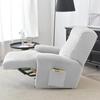 Solid Velvet Recliner Armchair Cover Non Slip Lazy Boy Single Sofa Covers Elastic Soft All-inclusive Couch Slipcover Living Room