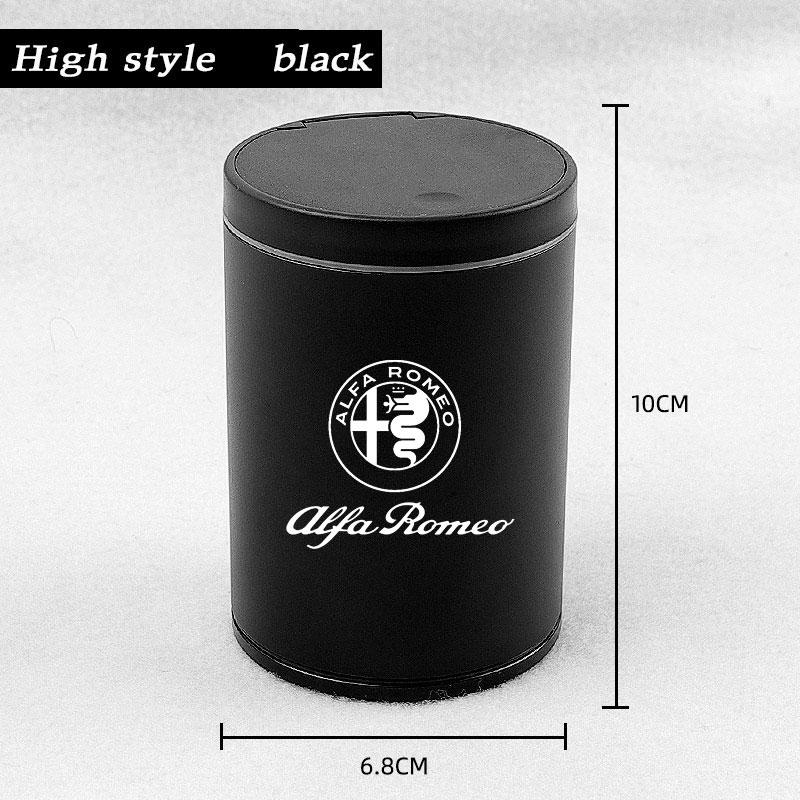 Portable Car Ashtray Cup Holder Cigarette Ash Car Interior Decor For Alfa Romeo giulietta 159 mito giulia stelvio 147 Accessorie
