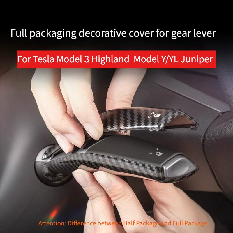 Для Tesla Model 3 Highland Model Y/YL Juniper 2025 Декоративная накладка на рычаг переключения передач Рулевое колесо Стеклоочиститель Рычаг переключения передач Модификация интерьера