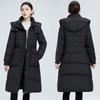 2025 новая хлопковая куртка женская средней длины зимняя куртка с утолщенной талией и капюшоном хлопковая куртка женская корейская версия куртки