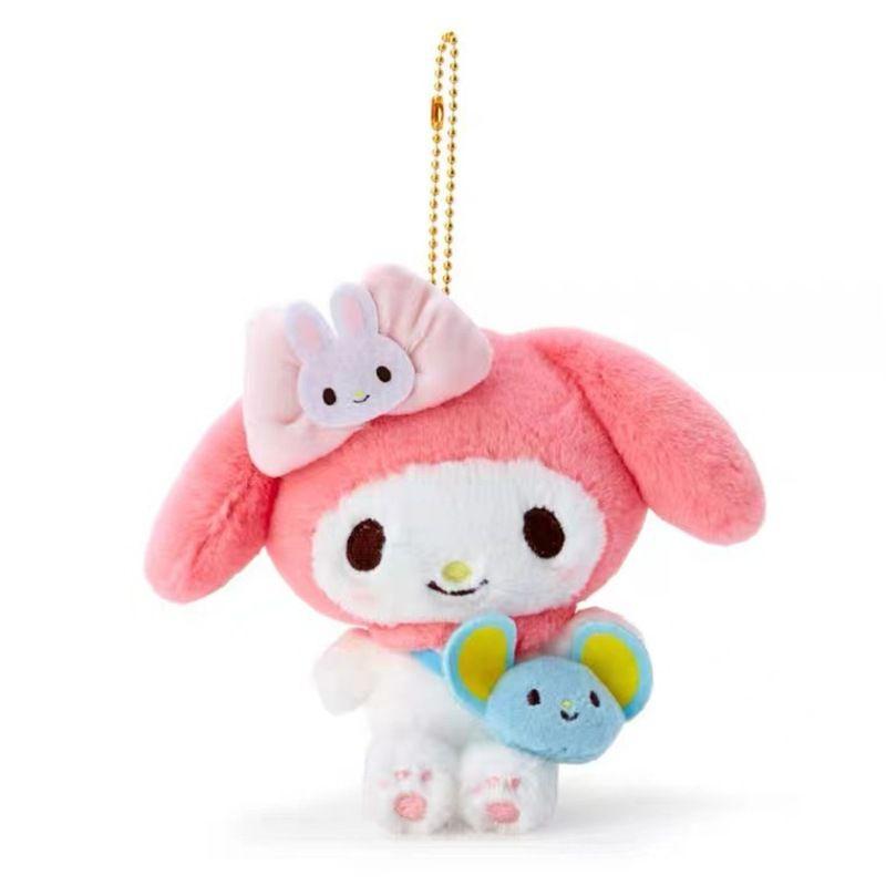 Sanrio Plush Toy Kuromi Melody Cinnamoroll Pendant Kids Birthday Gift