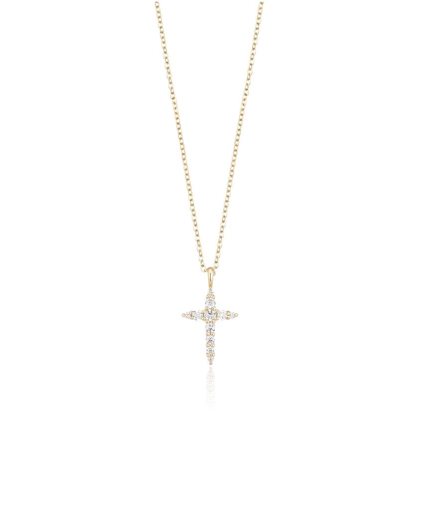 Lloyd Classic Petite Cross 14K Gold Necklace Lnn25051G