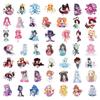 52 PCS Stickers Fairy Dream Leaf Lori Characters Including Princess Aizhen Suitable for Peripheral Decorations of Hand Accounts  Waterproof Stickers.
