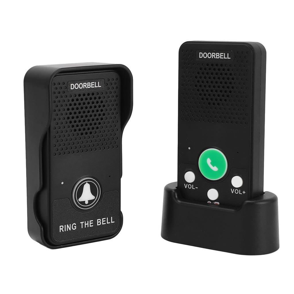 Интерком беспроводной дверной звонок радиус действия 1000 футов 8 уровней громкости водонепроницаемый перезаряжаемый аккумулятор