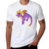 Classic purple dragon T-Shirt man clothes vintage t shirts man t shirt big and tall t shirts for men