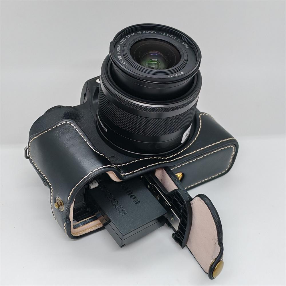 Получехол из искусственной кожи для камеры Canon EOS M50 M50II M50 Mark II с отверстием для аккумулятора, нижняя крышка