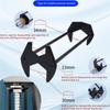 Carbon Steel Basin Wrench 7 Sizes Sink Wrench Set Plumbers Wrench Faucet Wrench  Tight Spaces