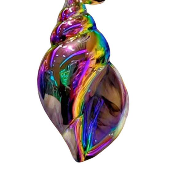 Conch Keychain Ocean Element Healing Colorful Shell Bag Charm Colorful Key Holder Backpack Accessories