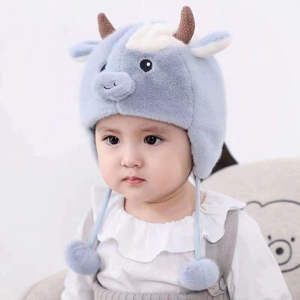 For 2-8 Months Baby Winter Baby Hat Ear Protection Toddler Bonnets Infant Beanie Cap Autumn/Winter