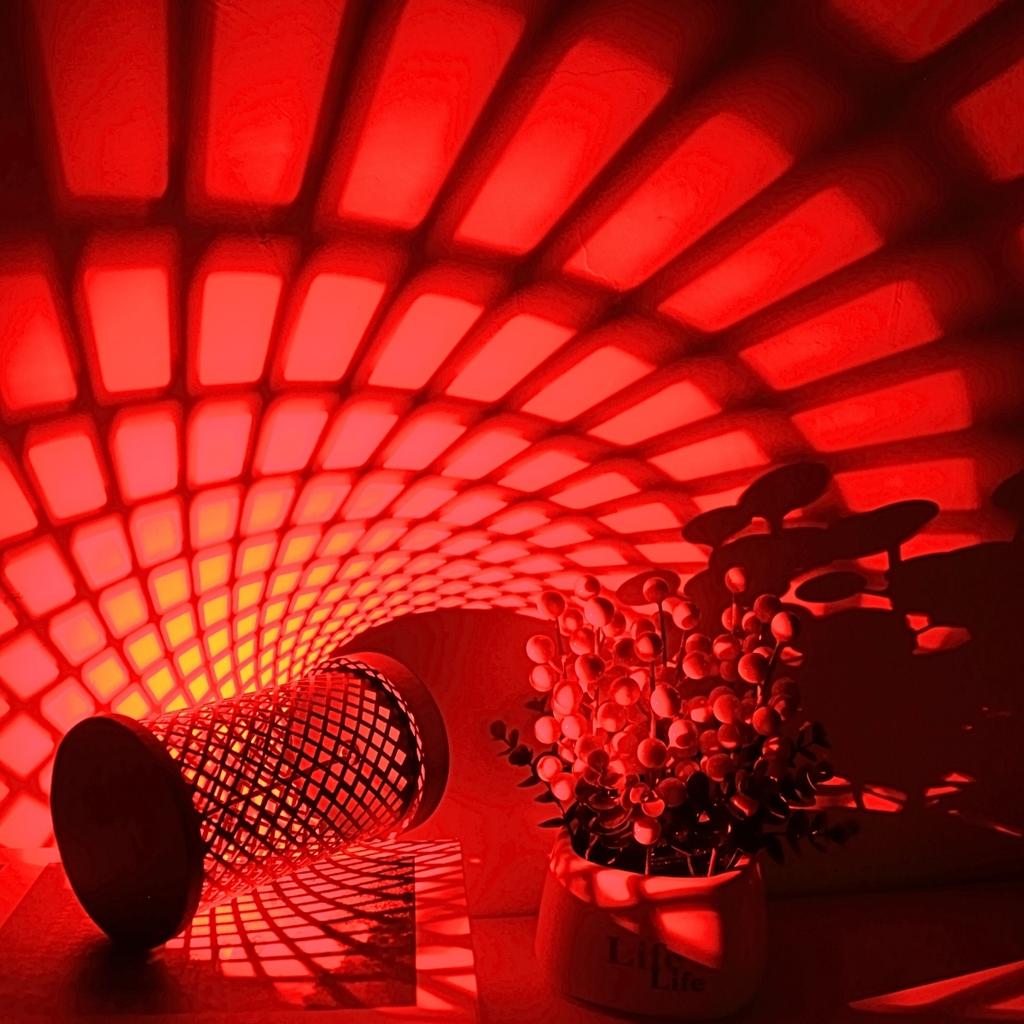 Креативная RGB 16-цветная светотеневая атмосферная ночная лампа, USB офисная спальня прикроватная тумбочка лампа романтическая диммируемая атмосферная осве