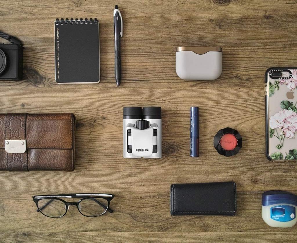 Бинокль Kenko для концерта 8x21DH тип призмы Руф 8x 21 калибр Ультралегкий Компактный Белый 021385 Classi-air Многослойное покрытие