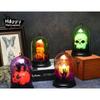 LED Halloween Pumpkin Lights Frightening Horror Prop Funny Skull Lamp