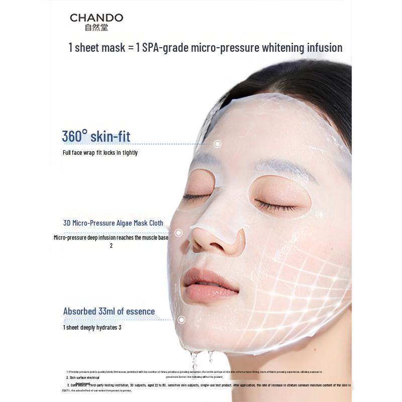 CHANDO Ниацинамидная отбеливающая ампульная маска