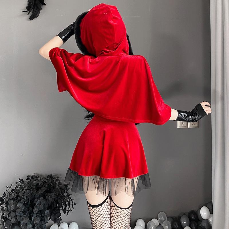 Cosplay Live Streaming Host Halloween Cape Uniform Seduction Sexy Bunny Shawl New Christmas Outfit Cape Woman